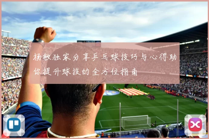 杨敏独家分享乒乓球技巧与心得助你提升球技的全方位指南